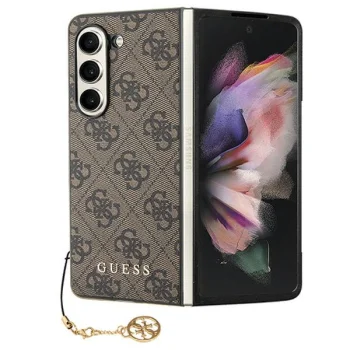Guess Samsung Galaxy Z Fold 5 Case 4G Charm, Brown