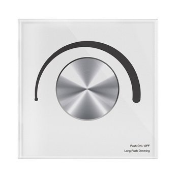 Rotary Panel LED Dimmer T1-K 12-48V DC 3-Channel PWM Controller