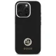 Guess GUHCP16LM4DGPK iPhone 16 Pro 6.3" black/black hardcase Silicone Logo Strass 4G