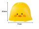 Heat-Resistant Silicone Oven Mitt Chicken Design Pinch Grip, Yellow