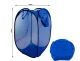 Foldable Laundry and Toy Basket, 40L, Blue