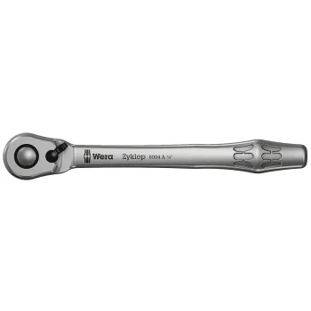 Wera 8004 A Zyklop Metal Ratchet 1/4" Drive, 72 Teeth