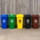 Multistore 120L Trash Bin, Black