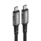 Acefast C1-09 USB-C to USB-C USB4 Cable 240W 1m Grey/Black