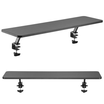 Ergo Office ER-409 Desk Mount Monitor Shelf, 13"-32", Black