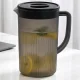 Plastic Pitcher with Lid 3L, Black