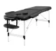 4FIZJO Foldable Aluminium Massage Table 60 cm, Black