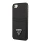 Guess iPhone 7/8/SE 2020/SE 2022 Case Saffiano Triangle Black