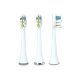 Huslog Sonic Toothbrush Replacement Heads 3 Pack, white