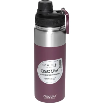 Asobu Alpine Flask Insulated Bottle TMF6, 530ml, Burgundy
