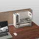 Ergo Office ER-440 Desk Organizer with Drawer, White
