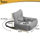 Purlov Dog Car Seat S (44x35x30 cm), Grey