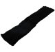Warm cotton leg warmers with elastane, universal size, black
