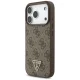 Guess iPhone 17 Pro Case 4G Strap Triangle Logo MagSafe, Brown