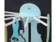 Folding Towel Rack for Bathroom and Kitchen, Pink
