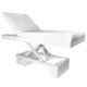 Cosmetic-SPA bed, massage couch AZZURRO 815B with LED lighting, white