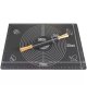 Non-slip Silicone Pastry Baking Dough Rolling Mat (70x50cm) + Pastry Roller Confectionery Silicone (38cm)