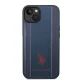 Apple iPhone 14 Plus 6.7\'\' US Polo Leather Stitch Case Cover (USHCP14MPFAV), Navy