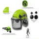 Zipper ZI-FHPROFI Forestry Safety Helmet with Mesh Visor and Ear Protection (53-64 cm)