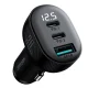 Joyroom JR-CCD04 30W Car Charger with 3 Ports and Display, Black
