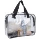 Caurspīdīgas Ceļojumu Organizatora Kosmētikas Ceļojumu Somas, 3 gab. l Transparent Travel Organizer Makeup Bags