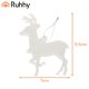 Reindeer Christmas Ornaments Set of 9 Ruhhy 22517