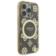 Guess iPhone 16 Pro Max Case IML Peony On 4G Background MagSafe, Brown