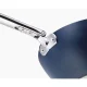 Joseph Joseph Space 32cm Folding Handle Ceramic Non-Stick Wok, Blue