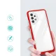 Case for Samsung Galaxy A32 5G Hybrid Armor Clear 3in1, Red