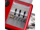 Electric cigarette rolling machine, 8 mm, grey, red