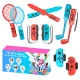 Nintendo Switch Sports 10-in-1 Family Accessory Pack, Red and Blue