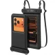 Tech-Protect UWC7 Waterproof Case for Smartphones up to 6.9\", Black