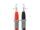 Silicone Multimeter Test Leads with Needle Tip Probes 1000V 10A