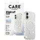 CARE by PanzerGlass Flagship Urban Explorer Case w. White MagSafe iPhone 17 - Clear Glitter