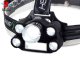 Bailong T63 Rechargeable LED Headlamp with CREE XM-L T6, COB & Zoom