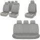 Universal Eco-Leather Car Seat Covers, Grey