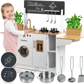 Ricokids RC-836 Wooden Play Kitchen for Kids