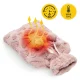 4FIZJO Rubber Hot Water Bottle in Plush Cover 2L, Pink