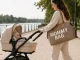 Mommy Bag 3-in-1 Diaper Bag with Organizer and Cosmetic Pouch, Brown
