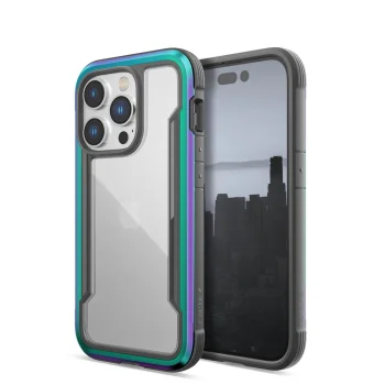 Raptic X-Doria Shield dėklas Apple iPhone 14 Pro su MagSafe palaikymu, opalo spalvos
