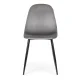 ModernHome Velour Dining Chairs Set of 4, Grey