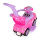 3-in-1 Ride-On Push Car with Handle and Walker for Toddlers, Pink