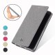 Huawei P Smart Z / Y9 Prime 2019 VILI DMX Cross Texture Leather Wallet Cover Case, Grey | Чехол Кошелёк...