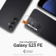 Samsung Galaxy S23 FE (SM-S711B/DS) Spigen Optik.Tr CAmera Protector 2-Pack with Frame, Black