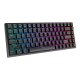 Беспроводная механическая клавиатура Royal Kludge RK84 RGB, красный...