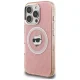 Karl Lagerfeld IML Choupette Head Logo MagSafe Case for iPhone 16 Pro Max, Pink
