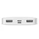 Baseus Bipow powerbank with display 10000mAh 15W white (Overseas Edition) + USB-A - Micro USB cable 0.25m white...
