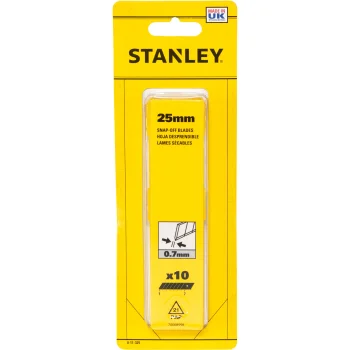 Stanley 25 mm Snap-Off Replacement Blades, 10 pcs (0-11-325)