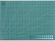 Double-sided self-healing cutting mat A2 for modeling, 45x60 cm, green