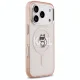 Karl Lagerfeld IML Choupette Sketch Logo MagSafe Case for iPhone 17 Pro, Pink